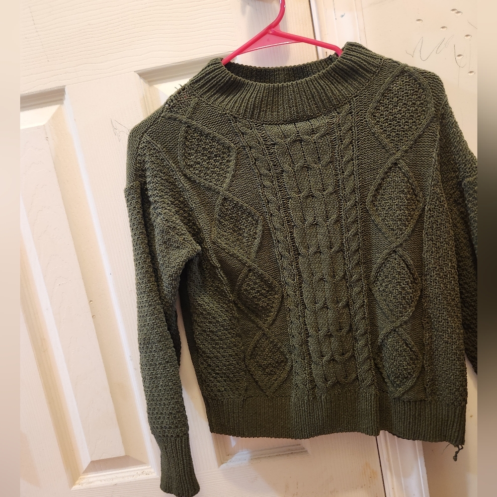 Green sweater